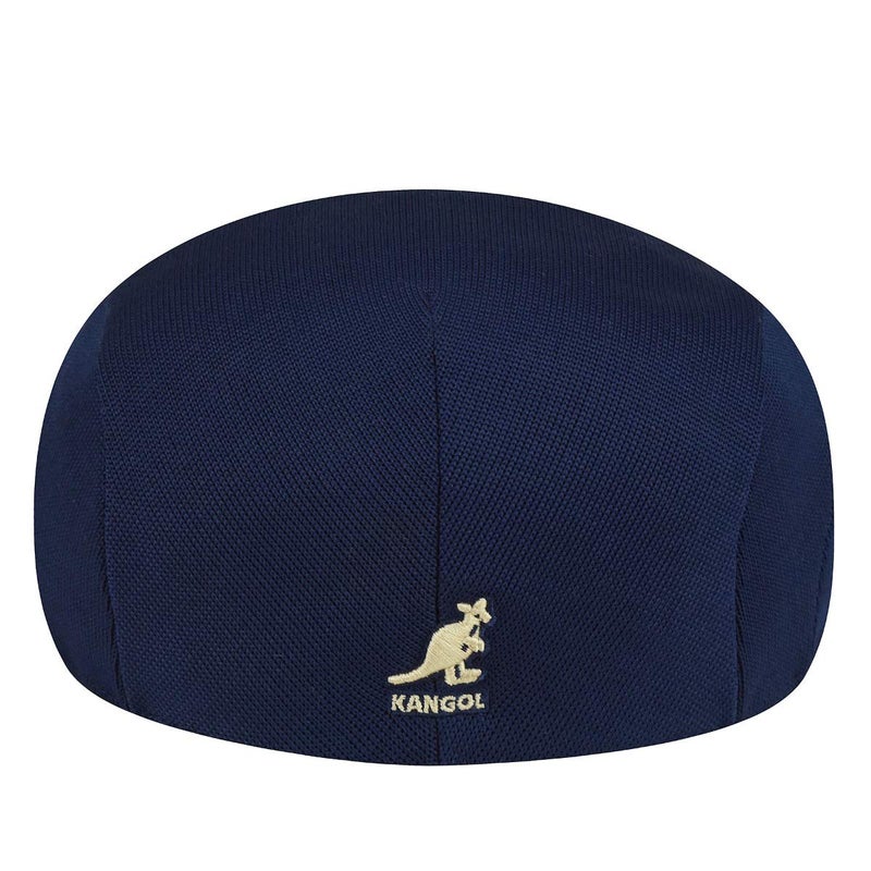 KANGOL قبعة كانغول تروبيك 507 المسطحة للرجال والنساء، كبير جداً، أزرق غامق - Image 3